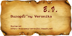 Buzogány Veronika névjegykártya